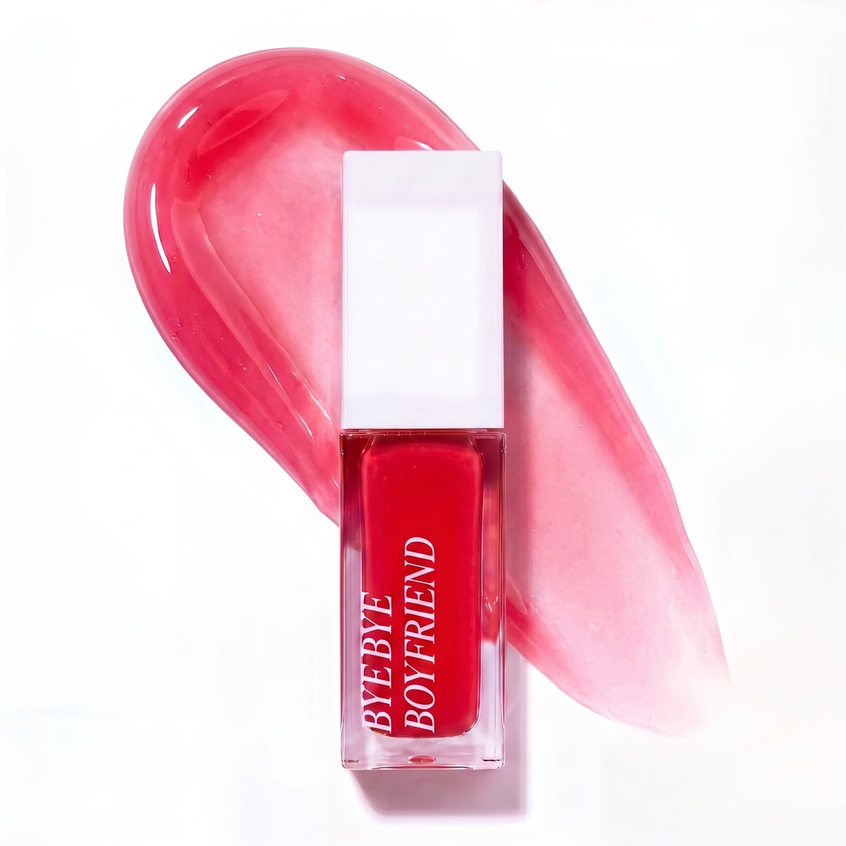 KISS OFF Glossy Lip Stain — Left on Red