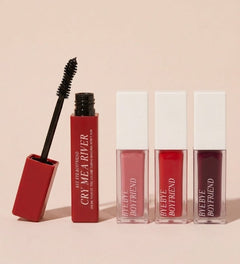 THE GLOW UP SET | 3 Glossy Lip Stains & Tubing Mascara Bundle